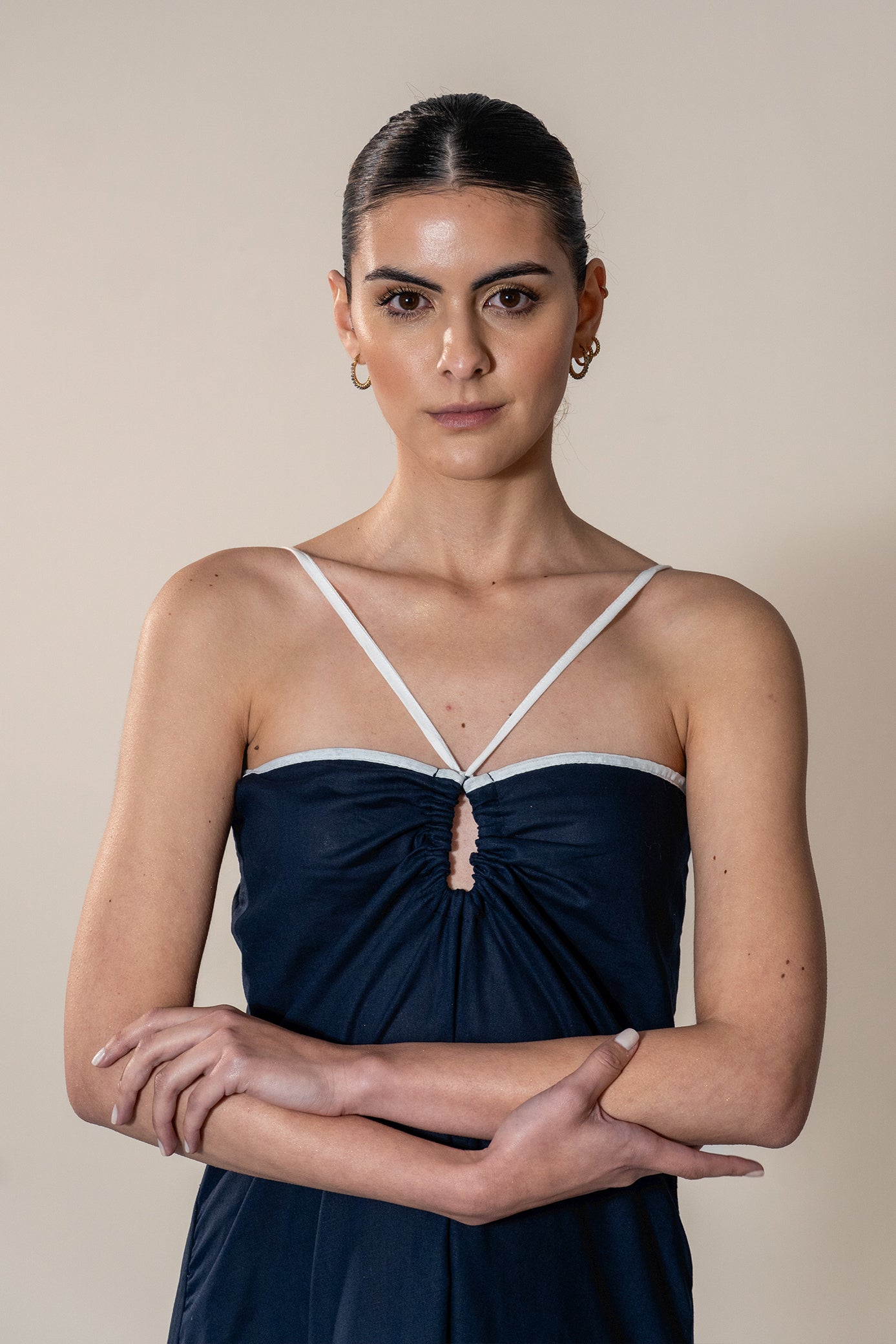 Vestido Aura Navy