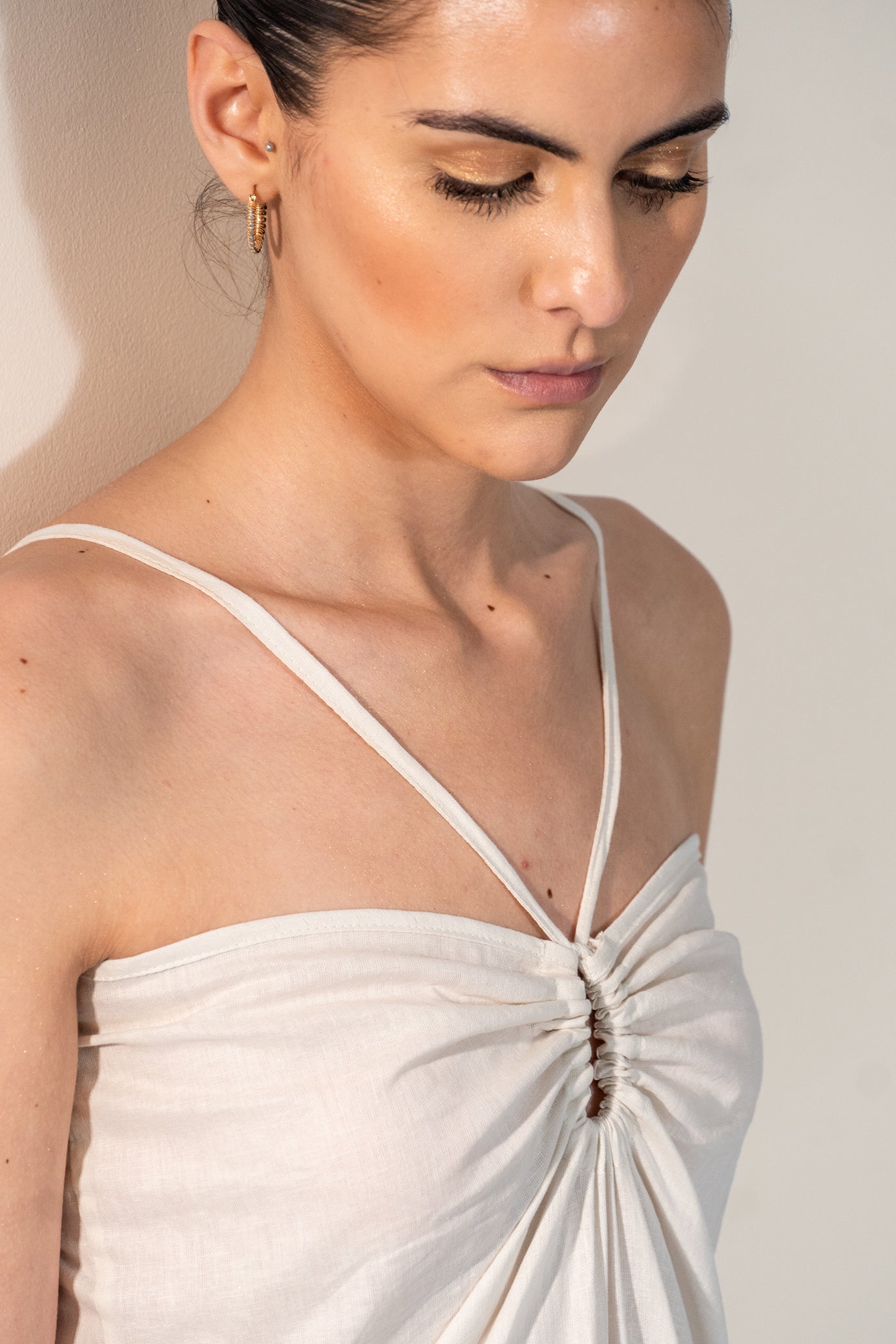 Vestido Aura Marfil